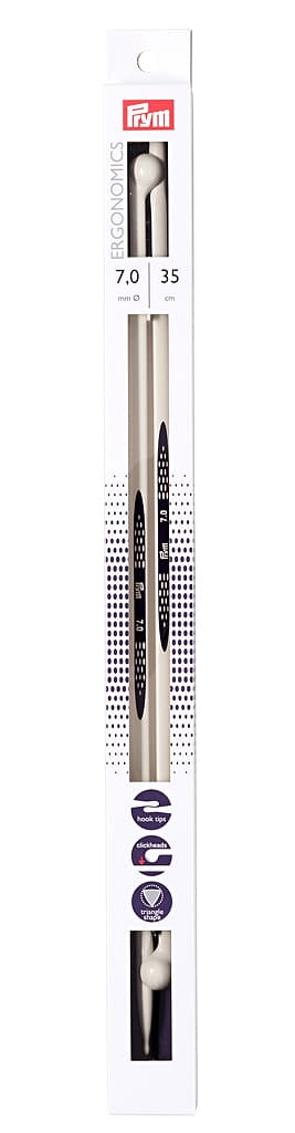 Спицы эргономичные Prym Ergonomics 35см/7,0мм (2шт)