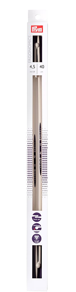 Спицы эргономичные Prym Ergonomics 40см/4,5мм (2шт)