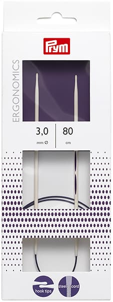 Спицы круговые эргономичные Prym Ergonomics 80см/3,0мм undefined