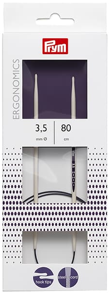 Спицы круговые эргономичные Prym Ergonomics 80см/3,5мм undefined