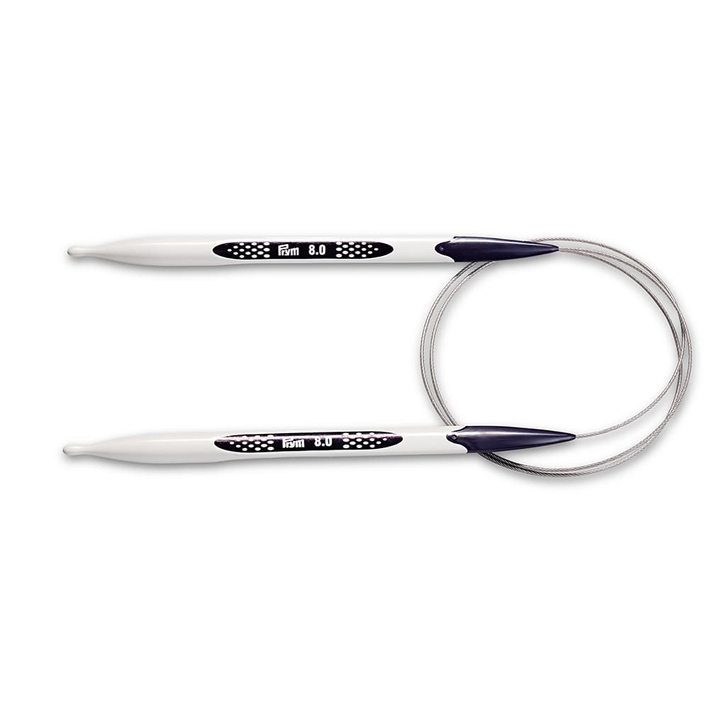 Спицы круговые эргономичные Prym Ergonomics 80см/8,0мм - №1