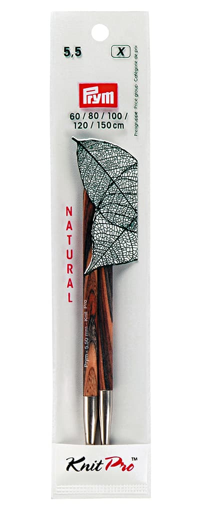 Спицы деревянные съемные 5,5 (для комбинации с леской 60-150см)