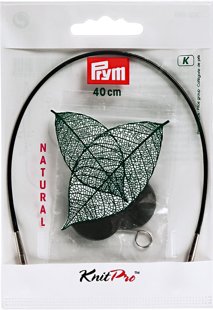 Леска 40см съемная для спиц, с наконечниками и устройством для монтажа