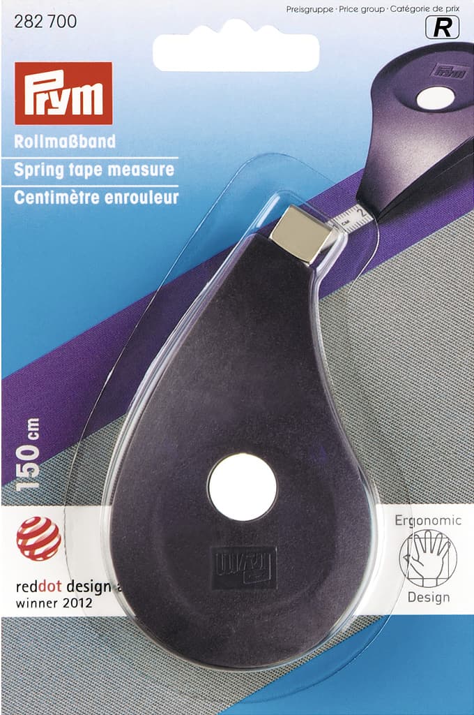 Рулетка портновская "Ergonomic" с сантиметровой шкалой 1.5м