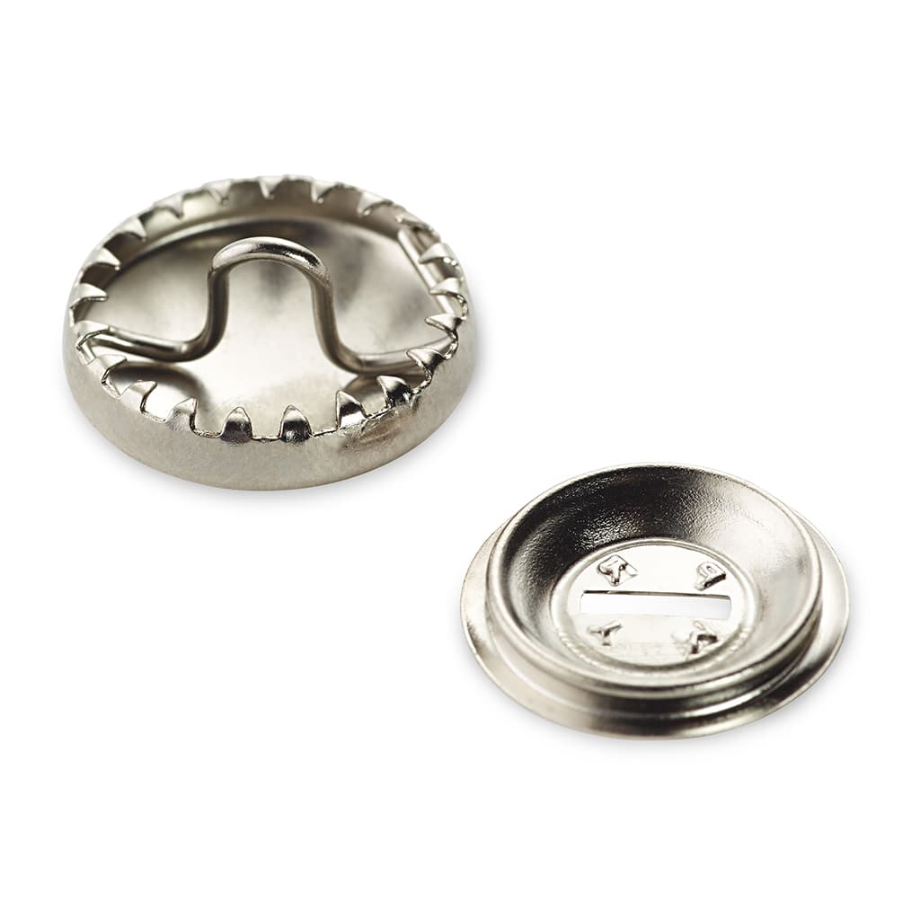 Пуговица для обтягивания тканью 19мм (multipac, 100шт)