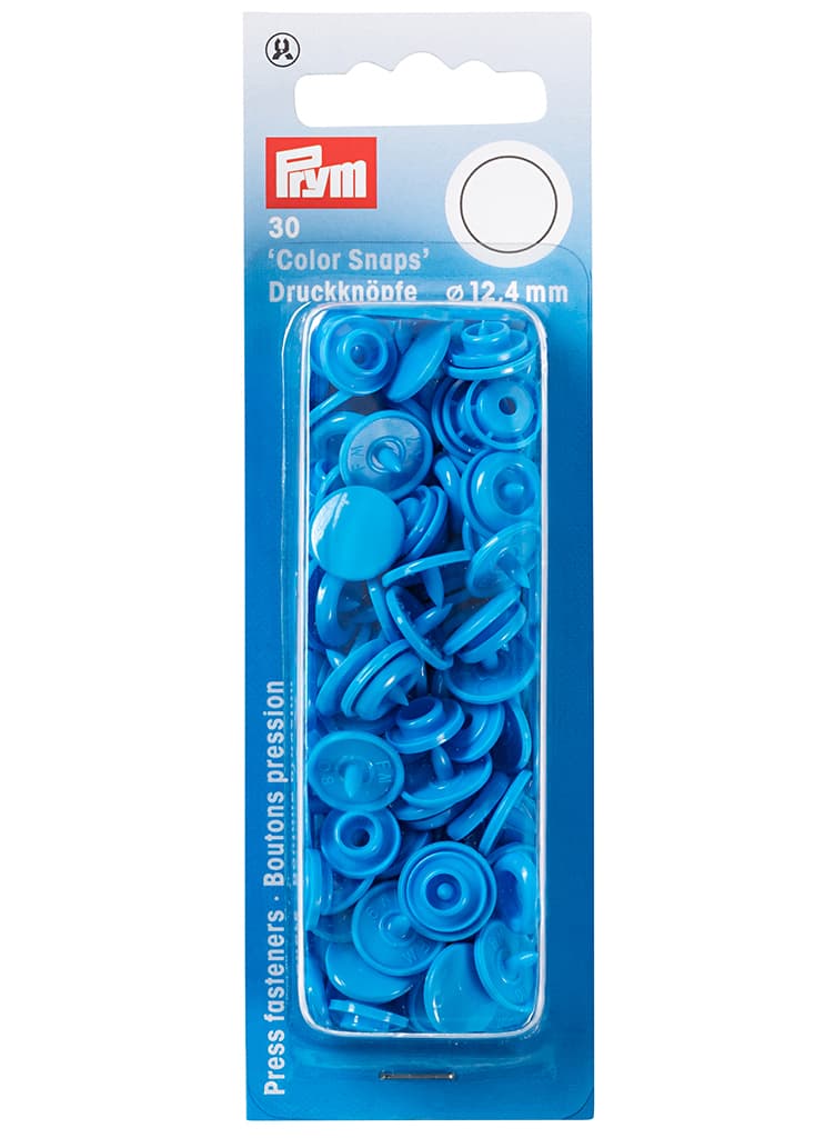 Кнопки "Color Snaps" круглые сине-стальные