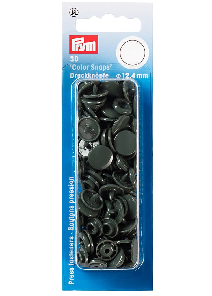 Кнопки "Color Snaps" круглые темно-серые