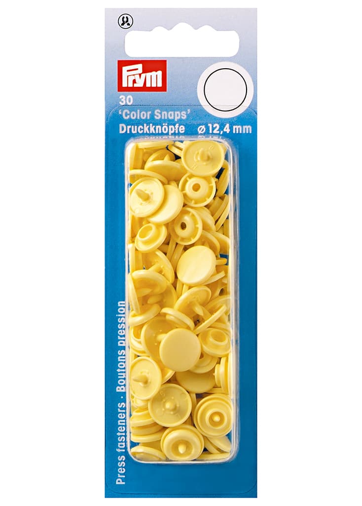 Кнопки "Color Snaps" круглые цвет банана