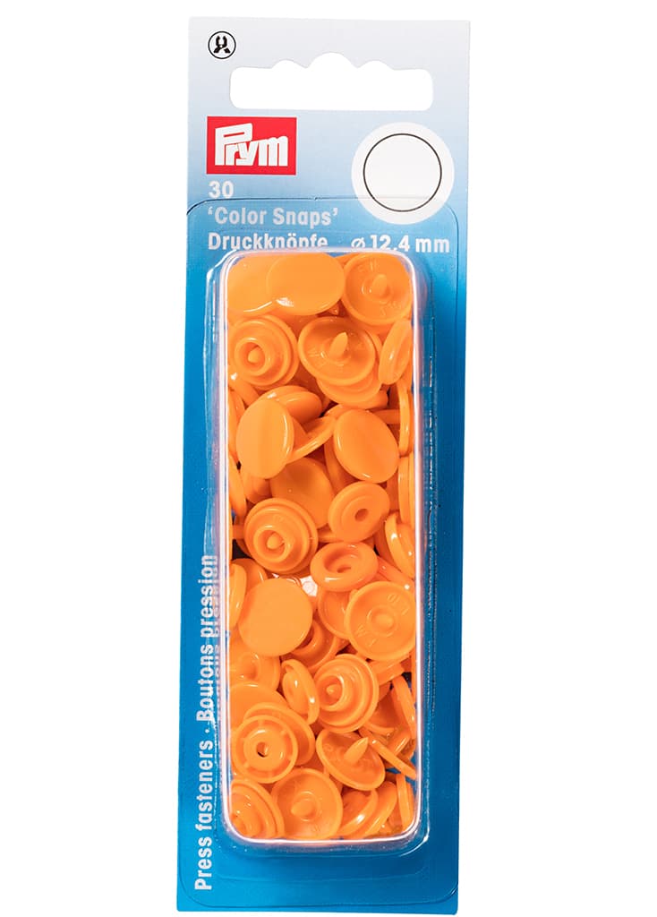 Кнопки "Color Snaps" круглые оранжевые