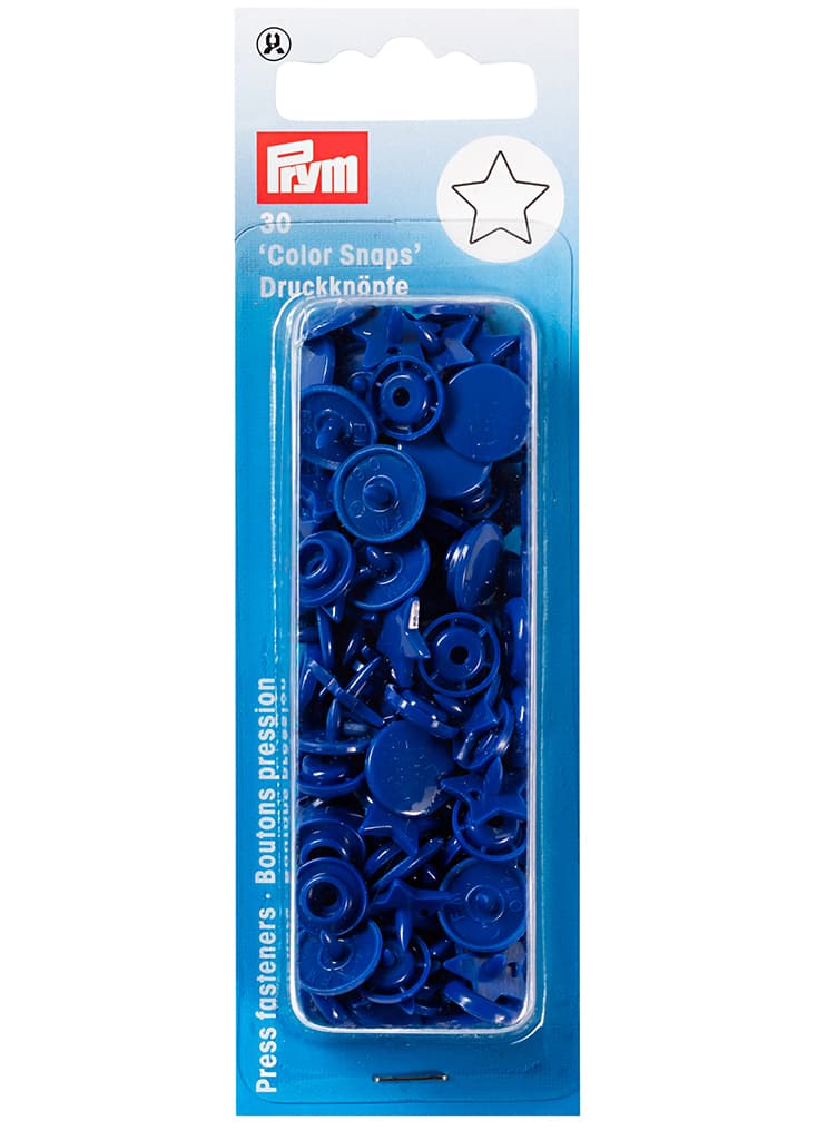 Кнопки "Color Snaps" звезда синие