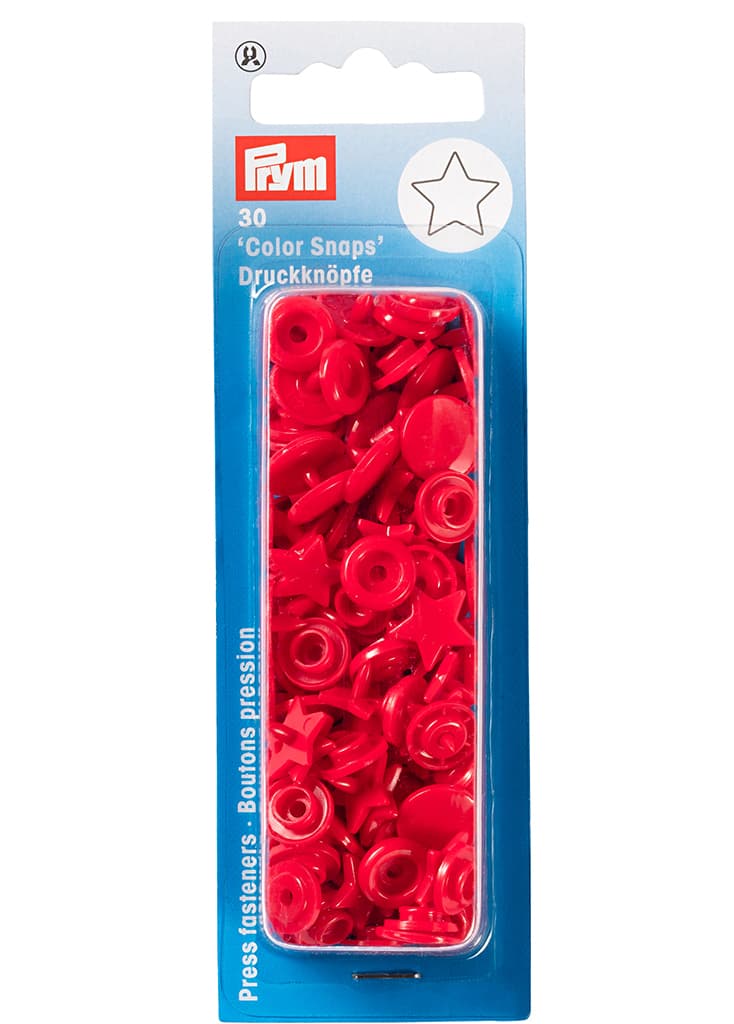 Кнопки "Color Snaps" звезда красные