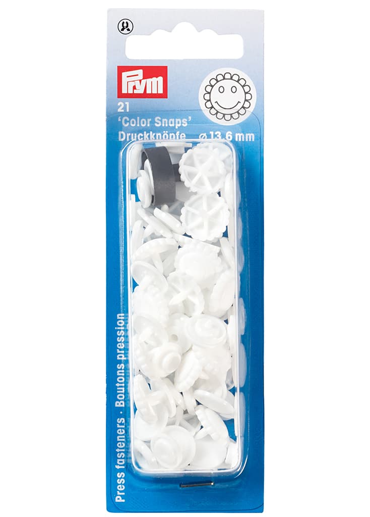 Кнопки "Color Snaps" цветок белые