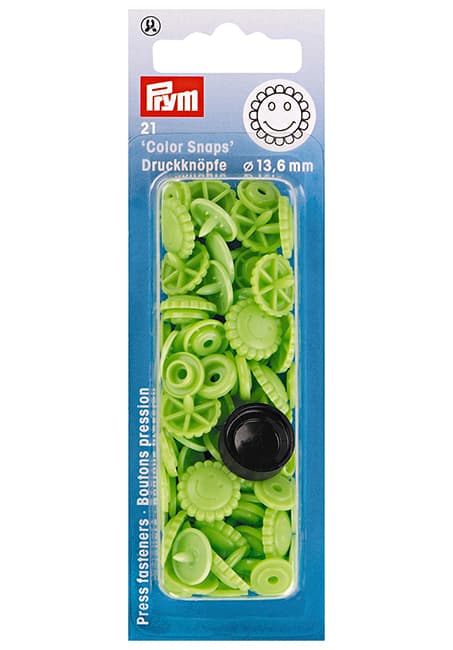 Кнопки "Color Snaps" цветок цвет зеленого яблока