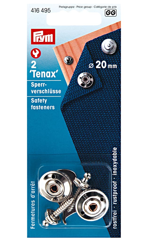 Застежки "Tenax" для мебели, лодок, автоприцепов 20мм 2шт
