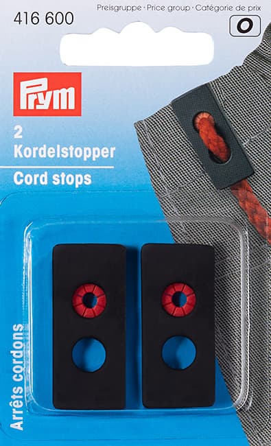Ограничители для шнура 2 шт черные undefined