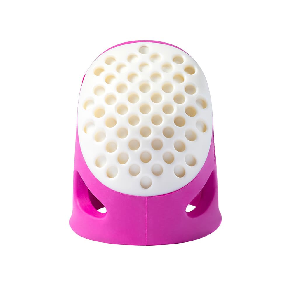 Напёрсток эргономичный мягкий без упаковки (размер M) малиновый