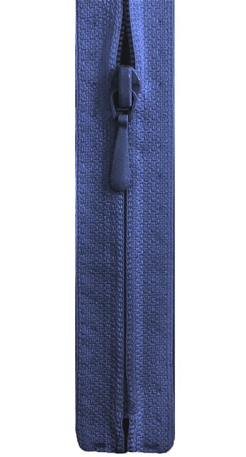 Молния S2 пластик 30 см чернильно-синяя