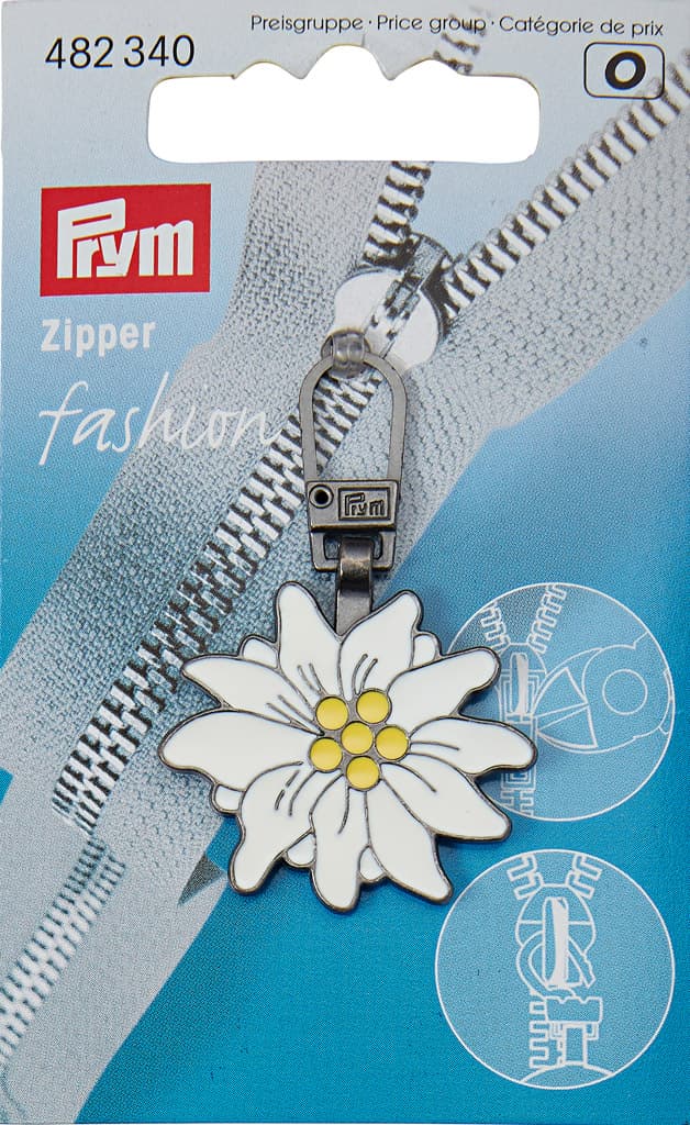 Язычок для молнии с карабином "Эдельвейс"