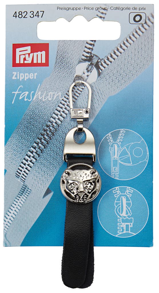 Язычок для молнии с карабином "Голова льва"