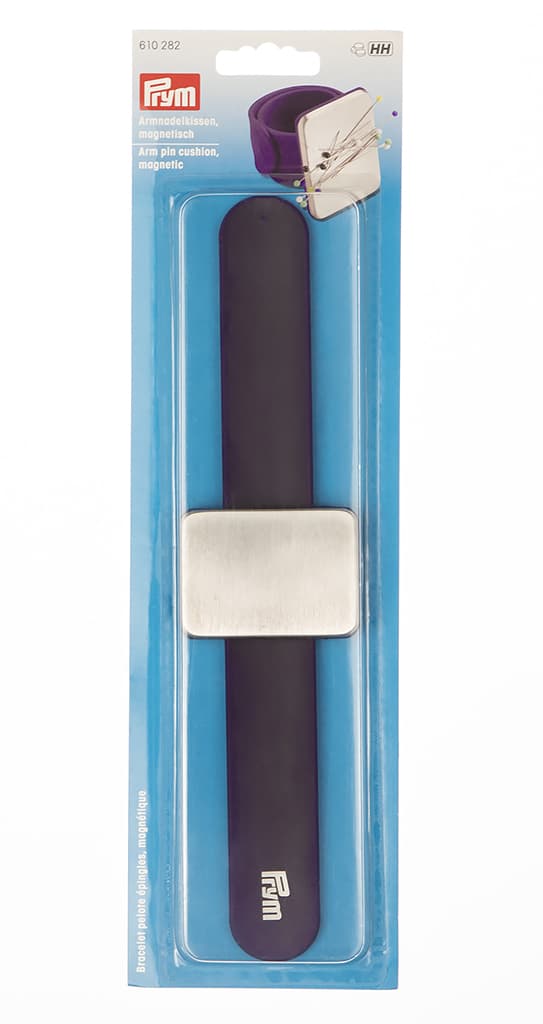 Игольница на руку магнитная, фиолетовая