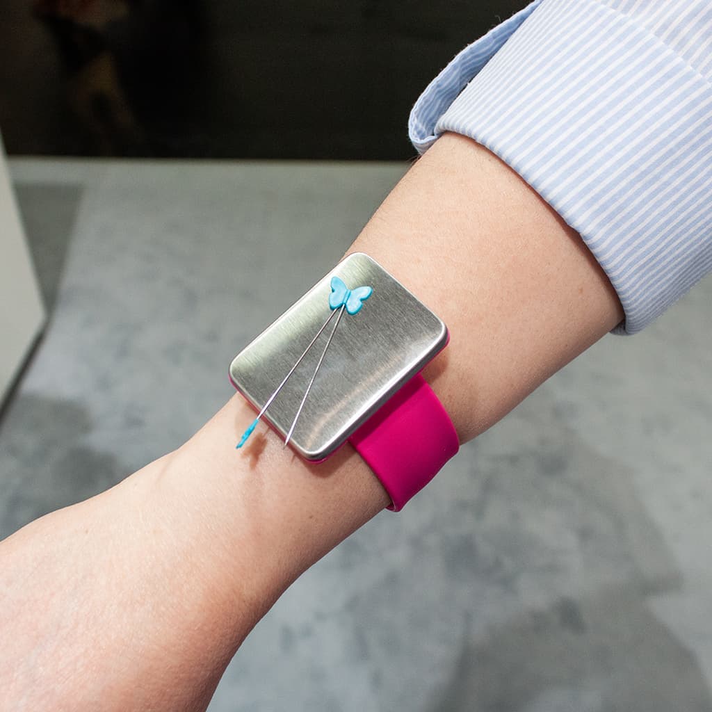 Игольница на руку магнитная Prym Love, розовая - №2