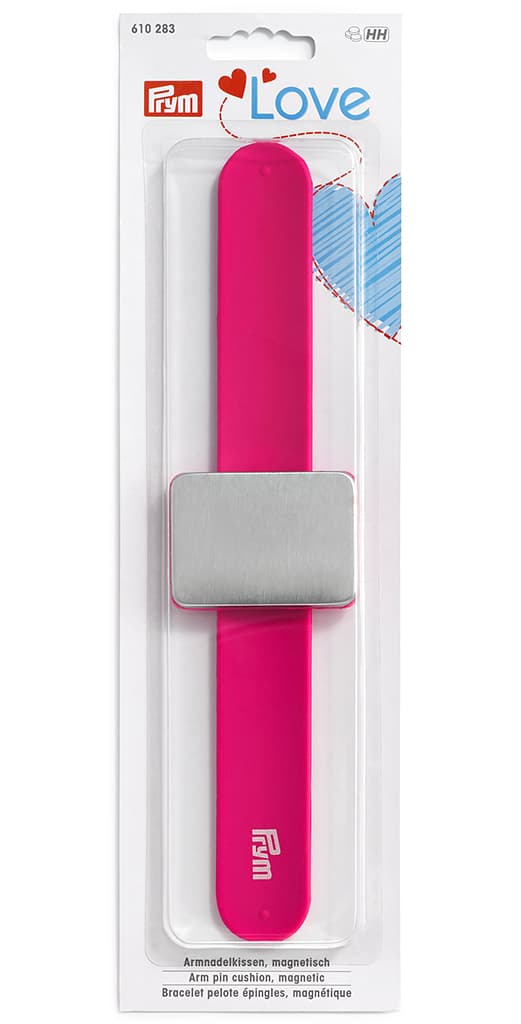 Игольница на руку магнитная Prym Love, розовая