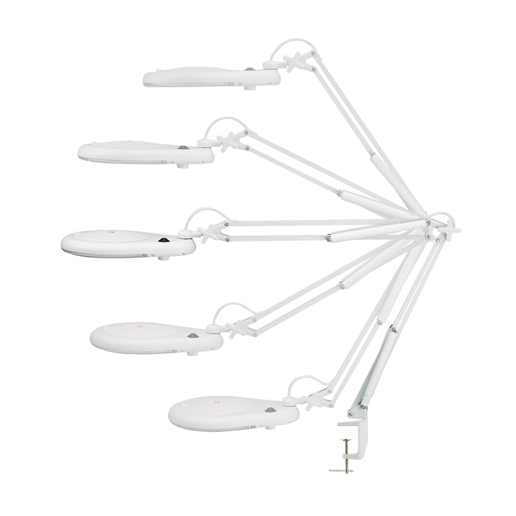 Лупа со светодиодной подсветкой с приспособлением для крепления - №1