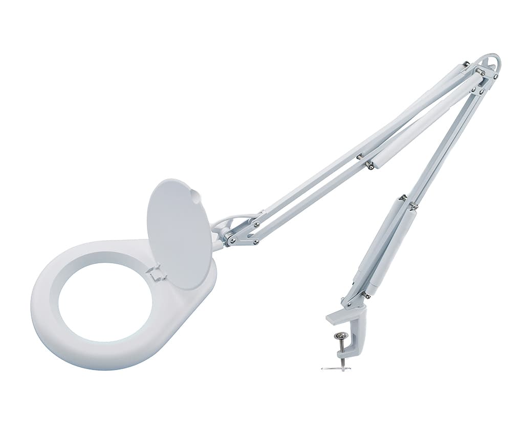 Лупа со светодиодной подсветкой с приспособлением для крепления