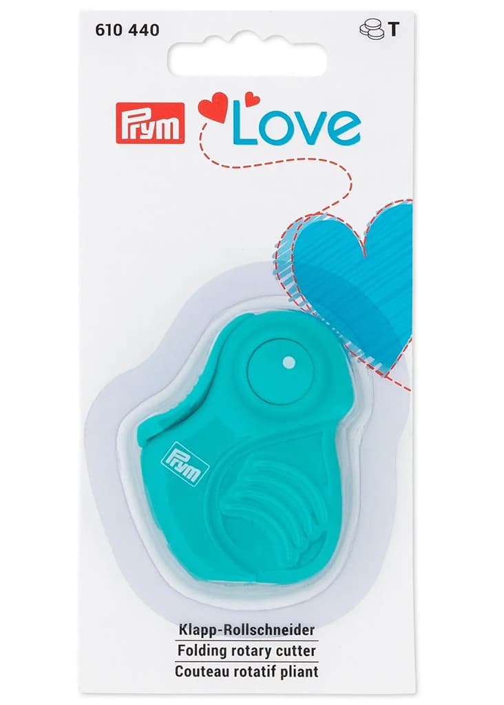Складной дисковый раскройный нож Prym Love 28мм