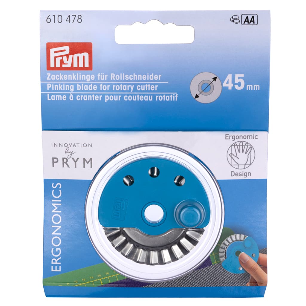 Сменное лезвие "Зигзаг" для раскройного ножа Ergonomics 45мм