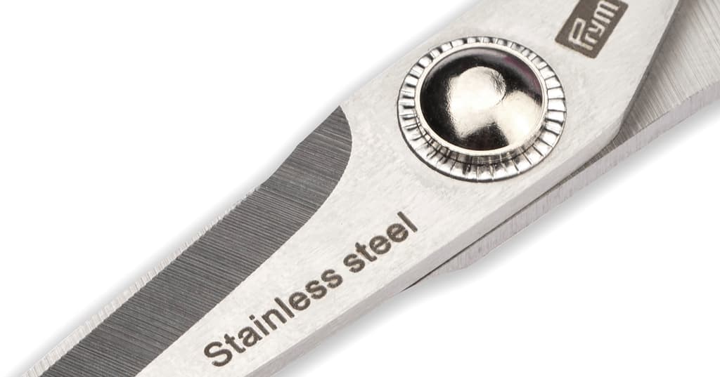 Ножницы прямые Prym Love 13см с микрозубьями для тонких тканей, розовые - №2