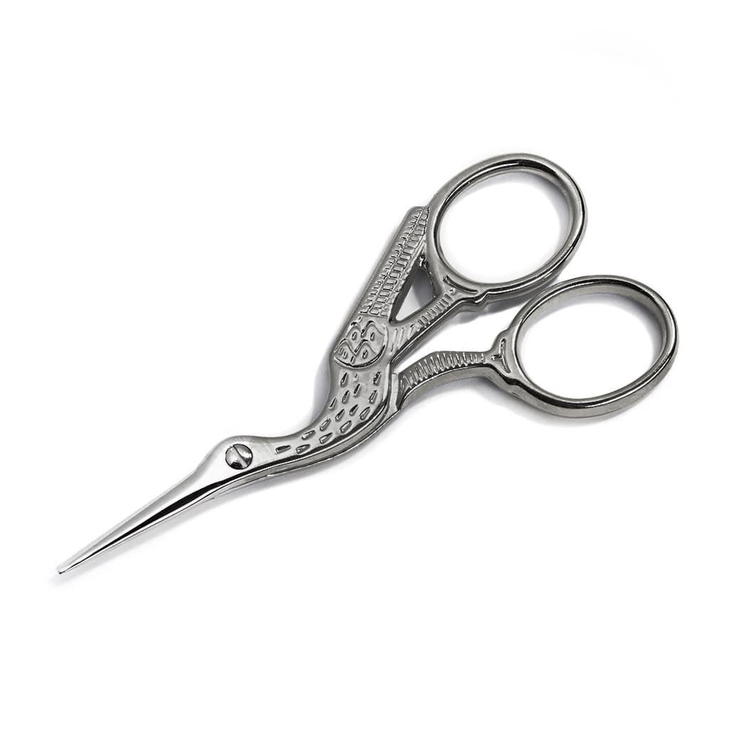 Ножницы для вышивки "Аист" (цапельки) 9см, состаренное серебро