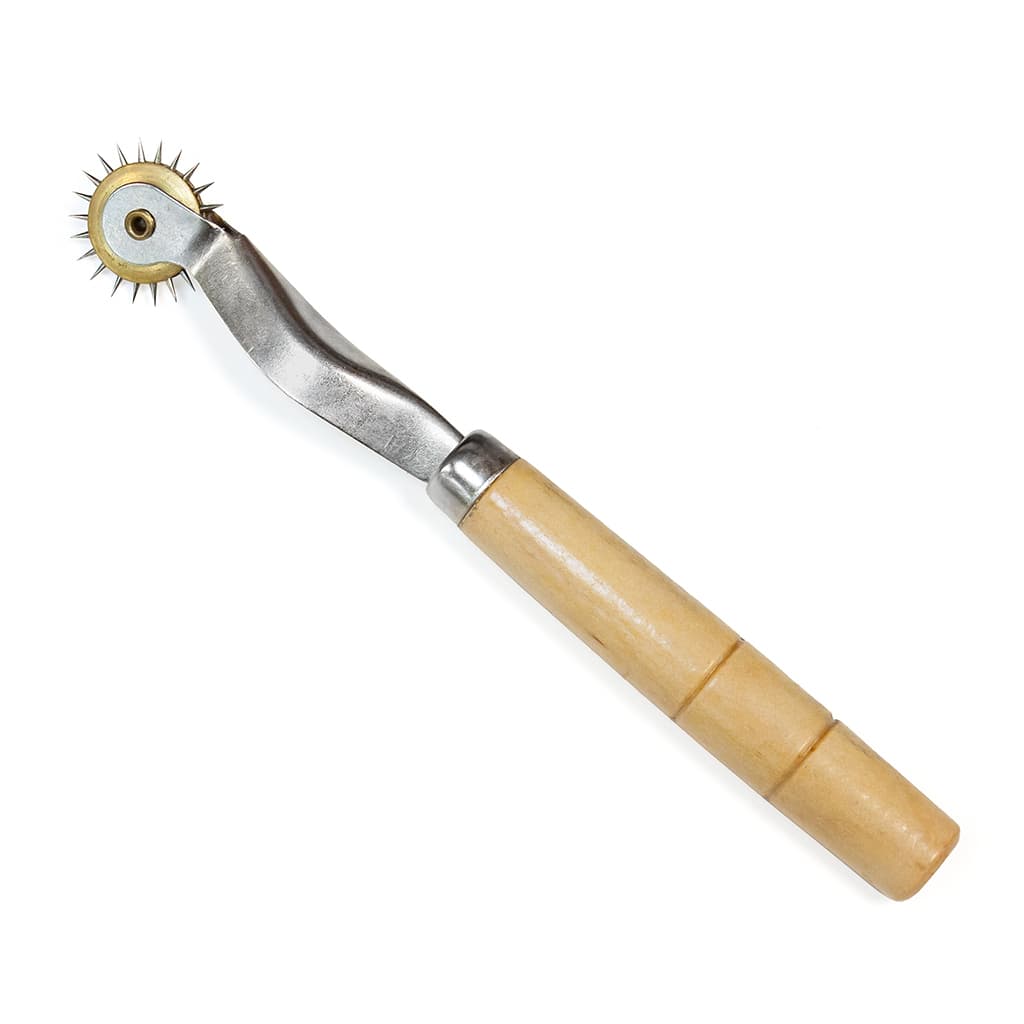 Копировальное колесико для разметки по коже (с острыми зубчиками) шаг 4 мм