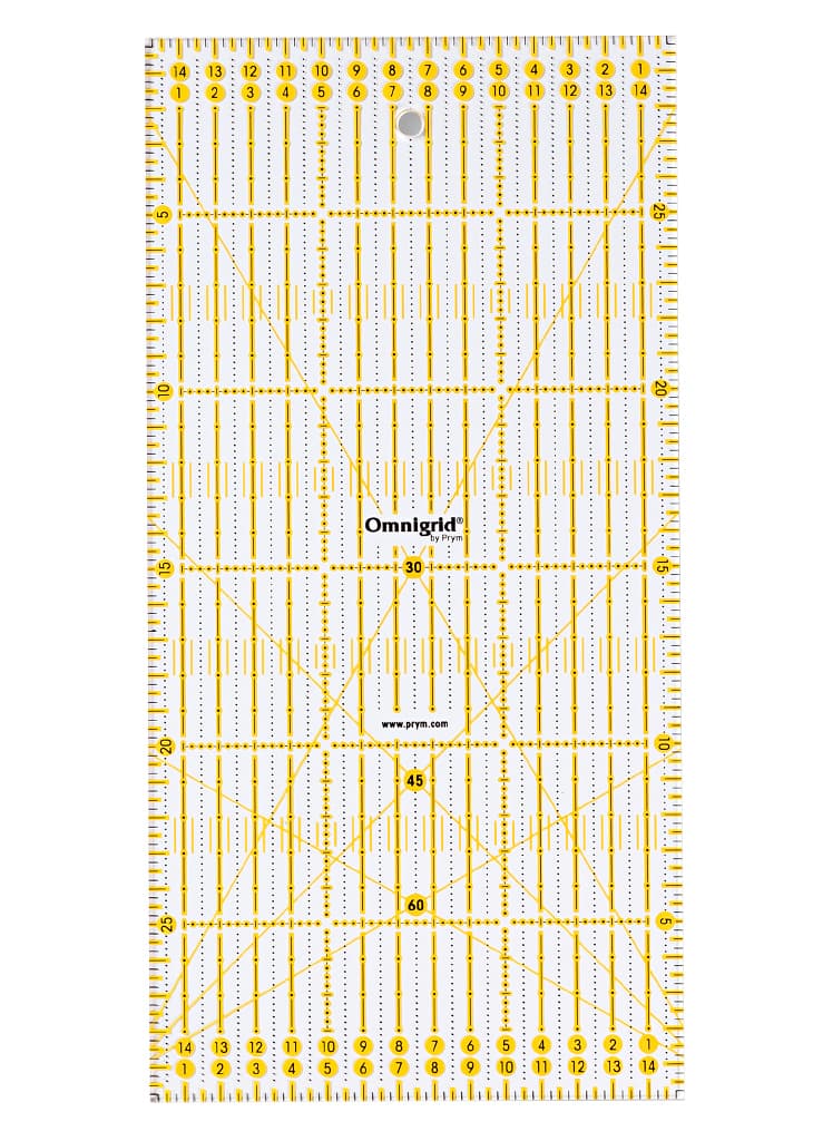 Линейка для пэчворка 30х15см