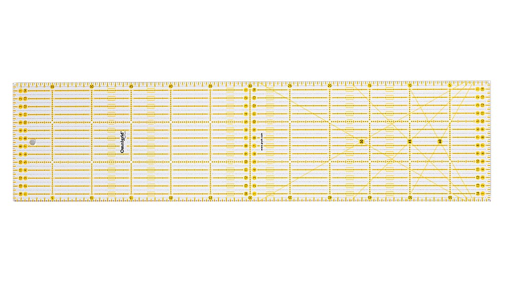 Линейка для пэчворка 60х15см