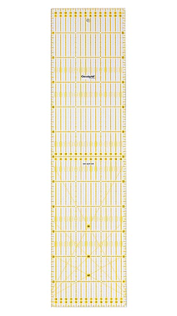 Линейка для пэчворка 60х15см