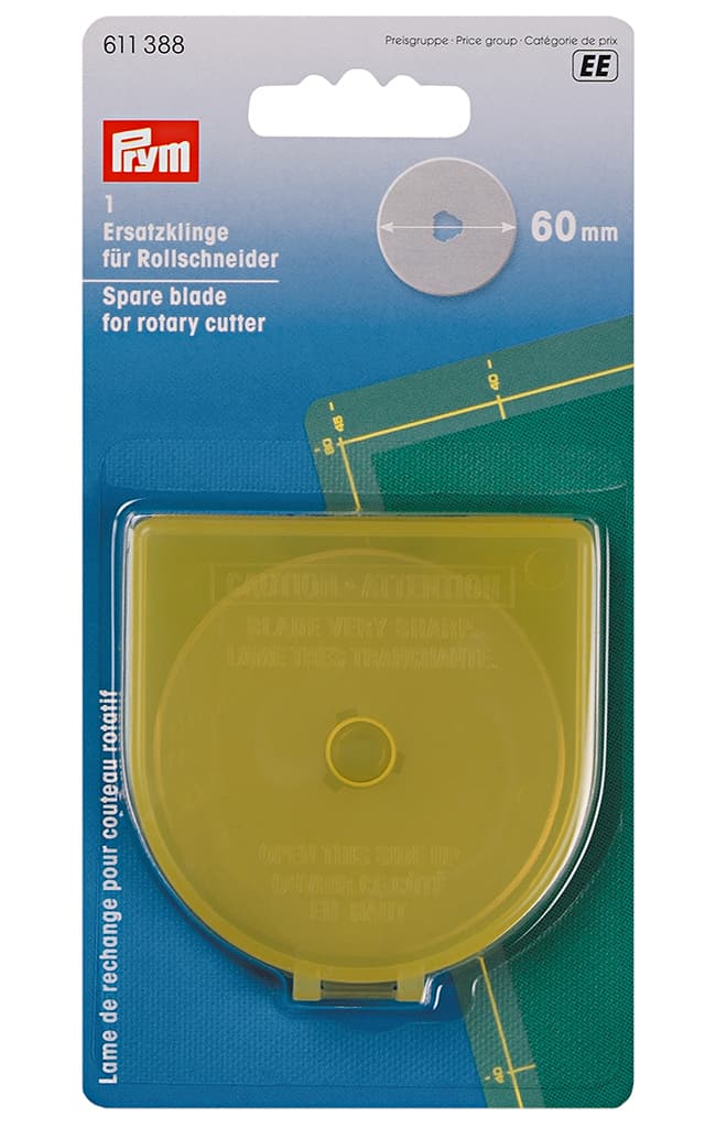 Сменное прямое лезвие для раскройного ножа "Jumbo" 60мм