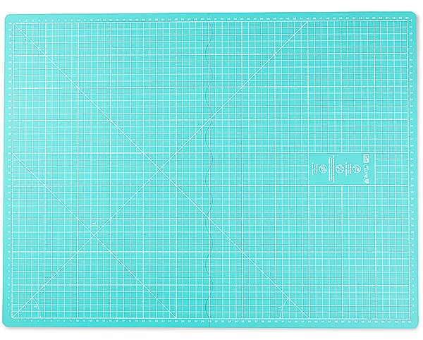 Раскройный коврик Prym Love складной, бирюзовый 60х45см