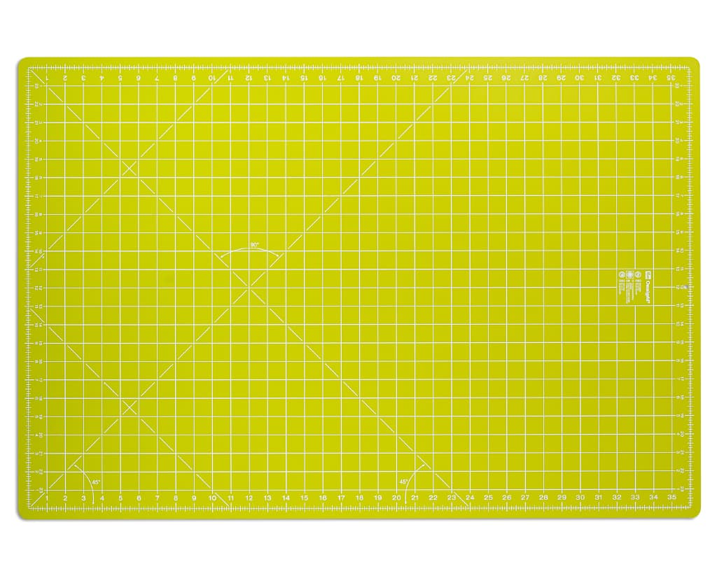 Раскройный коврик 90х60см, салатовый - №1