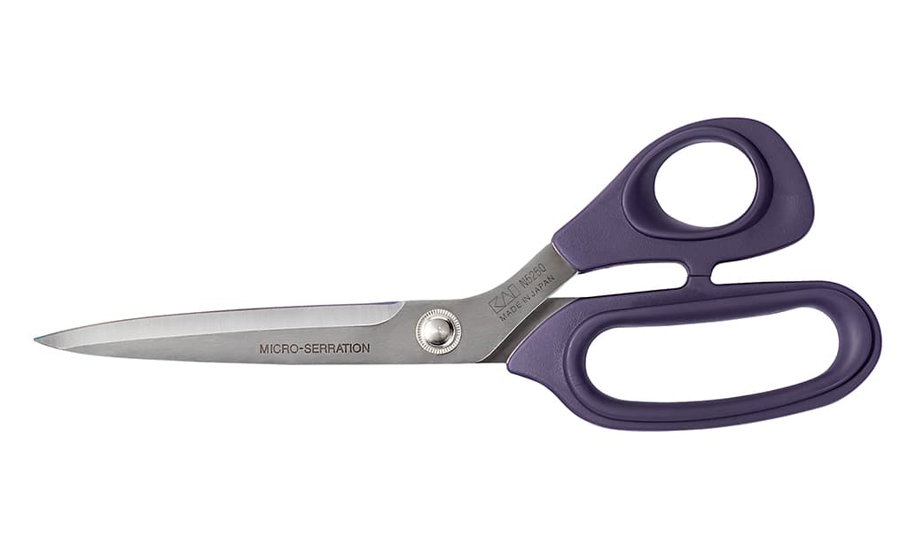 Ножницы раскройные KAI Professional №5250 25см с микрозубьями для тонких тканей