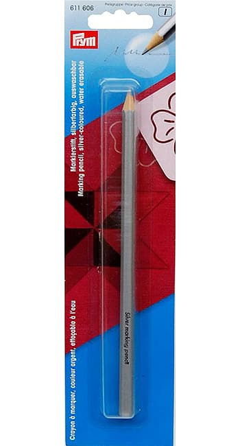 Маркировочный серебристый карандаш (следы удаляются водой)