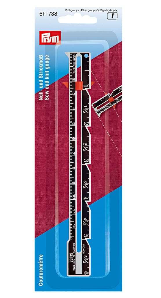 Раскройная линейка для шитья и вязания