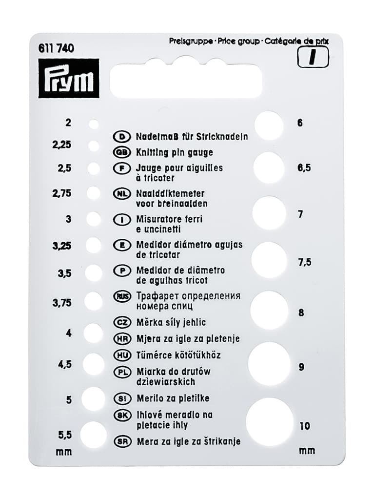 Трафарет для определения диаметра спиц