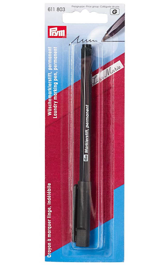 Шариковая ручка для маркировки белья (не смывается водой)