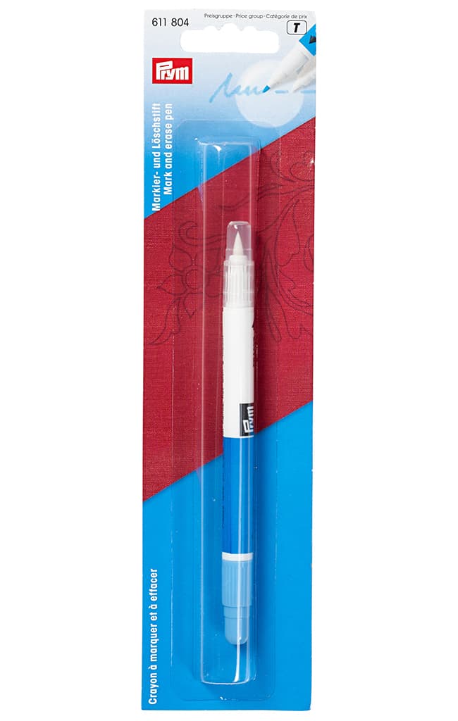 Двусторонний маркировочный и стирающий фломастер для ткани