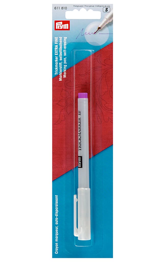 Трик-маркер самоисчезающий фиолетовый очень тонкий