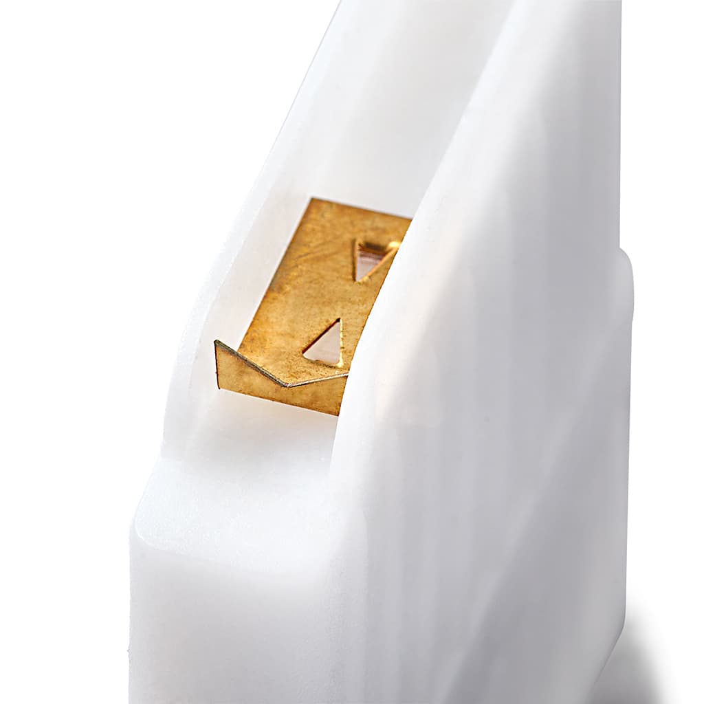 Мел портновский белый с держателем - №2