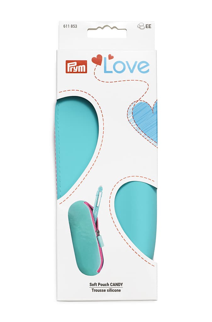 Мягкий пенал для хранения "Candy" Prym Love (19х9х2,5), бирюзовый - №1