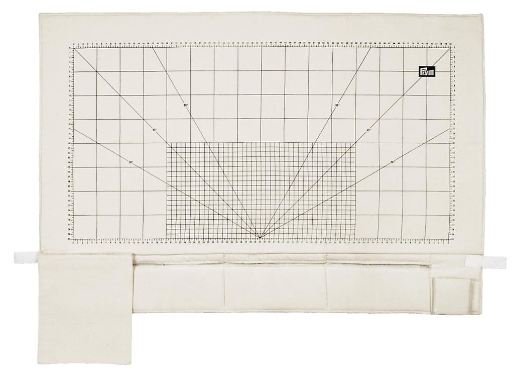 Многофункциональная подложка для глажки с сантиметровой сеткой 50х92см - №1