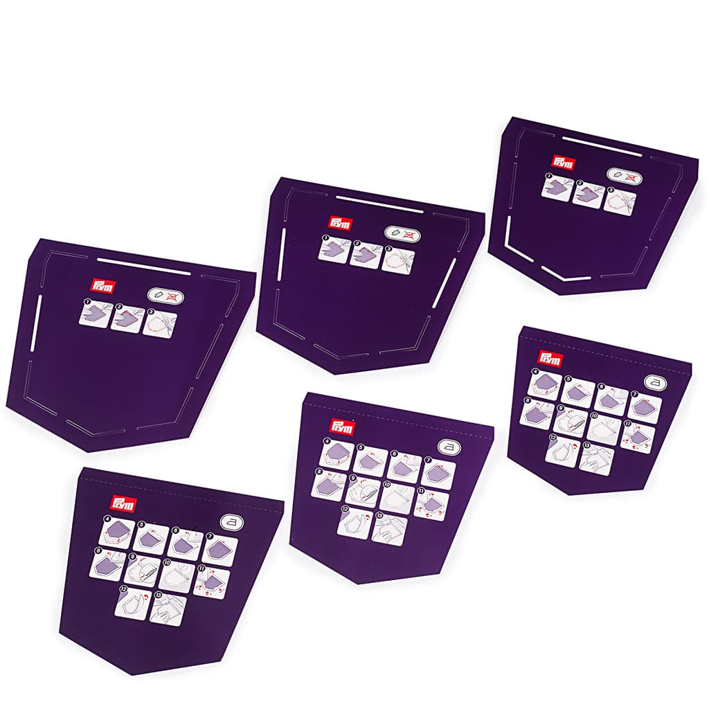 Набор шаблонов карманов для брюк для маркировки и глажки - №1